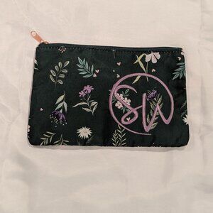 EUC Sarah Wells SWag Bag Zipper Pouch (Olive You Print)
